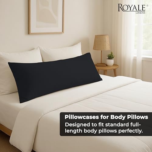 ROYALE LINENS Microfiber Body Pillow Cover - Image 7