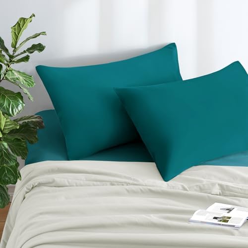 MILVOWOC Brushed Microfiber King Pillowcases, 20x36 Inch - Image 3