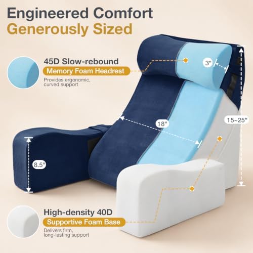 Sasttie 15-25 inch Adjustable Reading Pillow - Image 7
