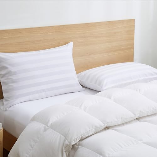 100% Cotton Zippered Pillow Protectors Standard Size - Image 2