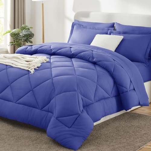 CozyLux King Comforter Set 102"x90" Very Peri by CozyLux