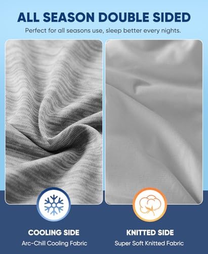 LUXEAR Cooling Pillow Cases for Hot Sleepers, King Size - Image 5