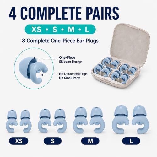 Noise Cancelling Ear Plugs Sleep 33dB NRR Side Sleep Small Ear - Image 2