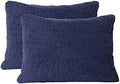 REAFORT Sherpa Pillowcases Set of 2, Zipper Closure by Reafort