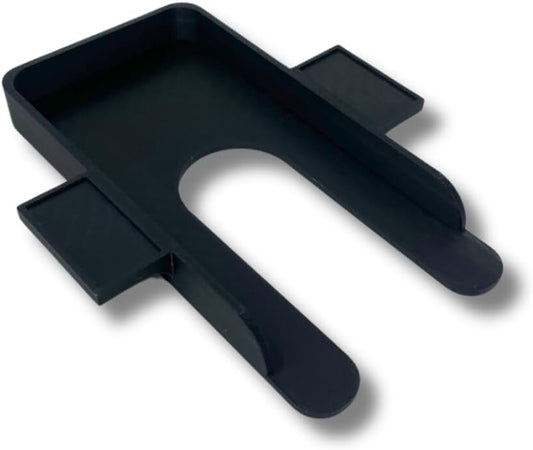 Chatelet Under Desk Phone Holder with Adhesive – Hidden Smartphone Mount for Office or Home Desk – Stick-On Organizer for Focus & Productivity – Fits Most Phones (Black)