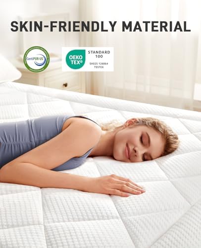 PERLECARE Queen Mattress Topper, 4 Inch Mattress Topper Queen - Image 6