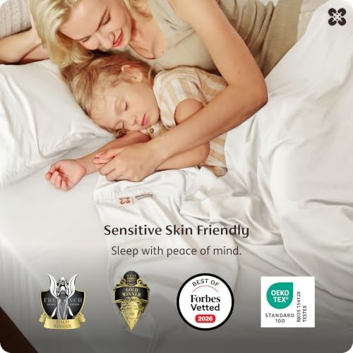 Bedsure PureWoven 100% Viscose Derived from Bamboo, California King Sheets - Image 2