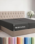 CGK Linens Extra Deep Split King Fitted Sheet Only by CGKUnlimited