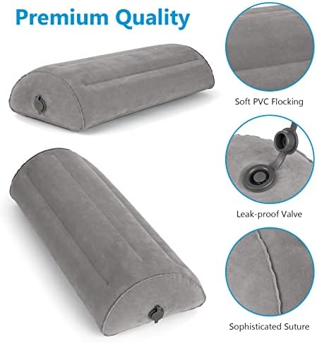 USHMA Inflatable Bolster Pillow, Half Moon Pillow - Image 4