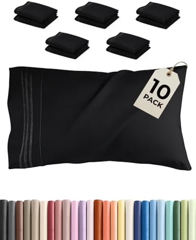 King Standard Pillow Cases Set of 10 by CGKUnlimited