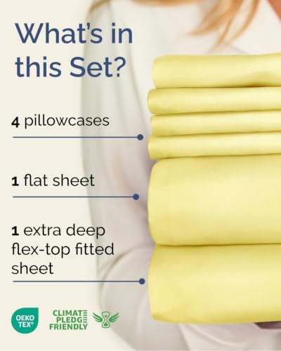 Flex Top Split Head King 6 Piece Sheet Set - Image 2