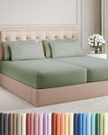 Split King 7 Piece Bed Sheet Set by CGKUnlimited