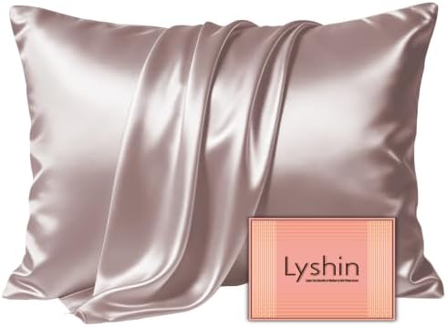 LYSHIN Silk Pillow Cases Standard Size by LYSHINSILKPILLOWCASES