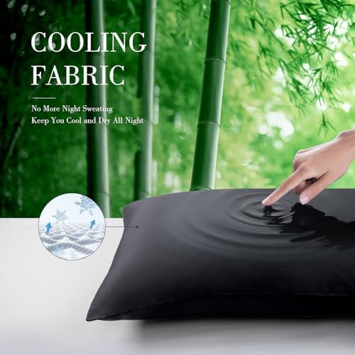 WishSmile Body Cooling Pillowcase Long Pillow Case Breathable Cool Silky Soft - Image 2