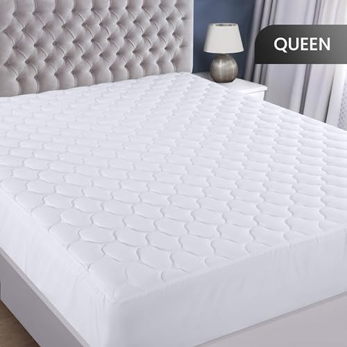 Waterproof Queen Mattress Protector, Mattress Pad fits Upto 16" Deep Pocket - Image 2