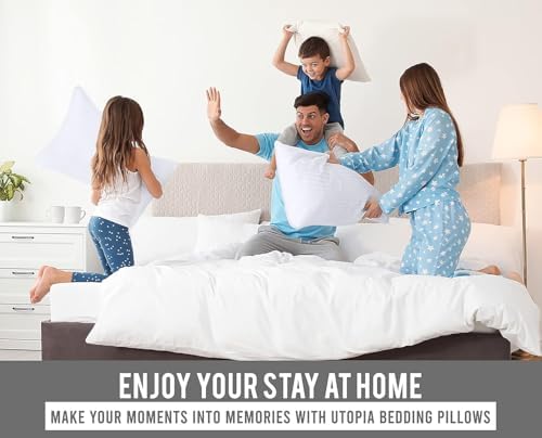 Utopia Bedding Hotel Bed Pillows - Image 6