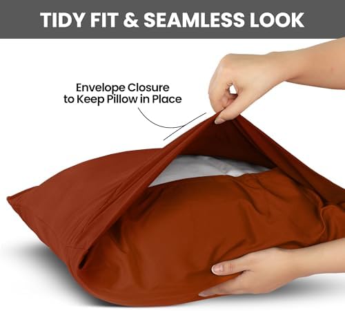 Pillow Cases Queen Size Set of 2, Ultra Soft Comfy Pillow Covers - Image 3