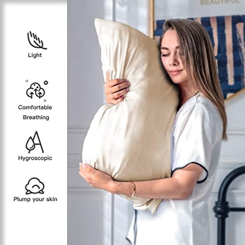 Mulberry Silk Pillowcase for Hair and Skin Pillow Case - Image 3