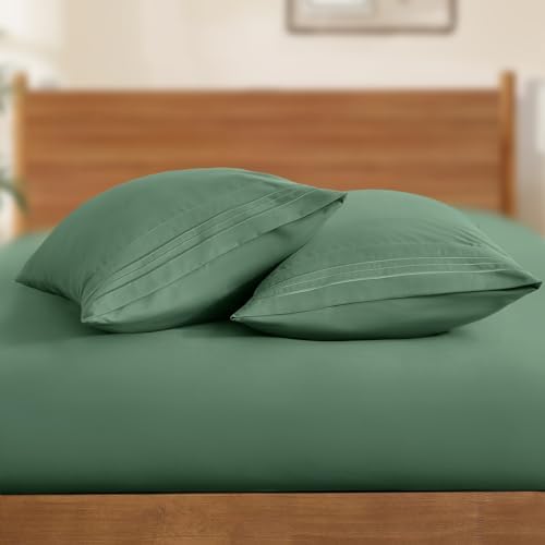 Horbaunal Microfiber Pillowcases King Size, 2 Pack - Image 4