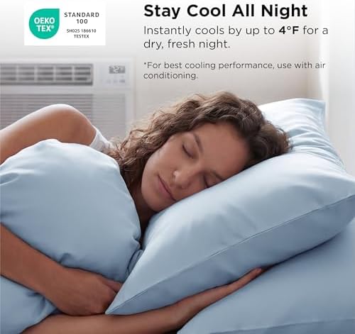 Bedsure Cooling King Size Pillow Cases Set of 2 - Image 3