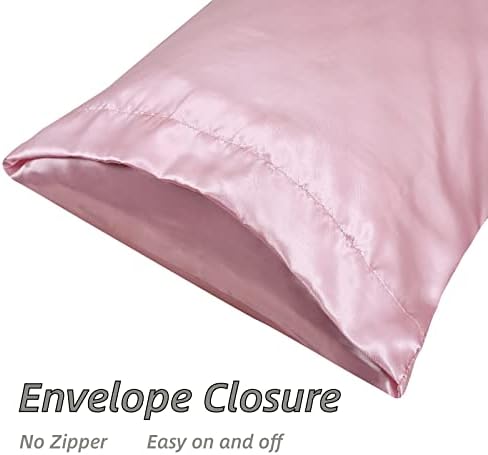 Satin Body Pillow Cover, 20x54 Inches Pillow Case Set of 1 - Image 3