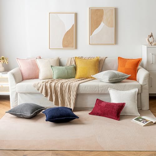 MIULEE Fall Orange Decorative Throw Pillow Covers - Image 5