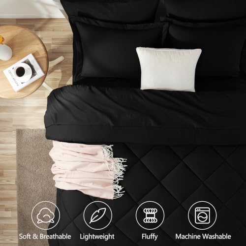 CozyLux Super King Plus Comforter Set 128"x120", 7 Piece - Image 2