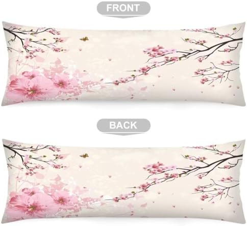 Cherry Blossoms Body Pillow Cover - Image 5