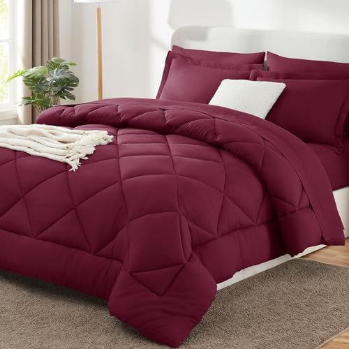 CozyLux Oversized King Comforter Set 120"x98", 7 Piece by CozyLux