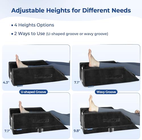KingPavonini 4-Height Adjustable Leg Elevation Pillow, Single Leg - Image 5