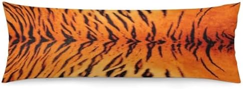 Animal Tiger Skin Print Body Pillow Cover Pillowcase by Unknown