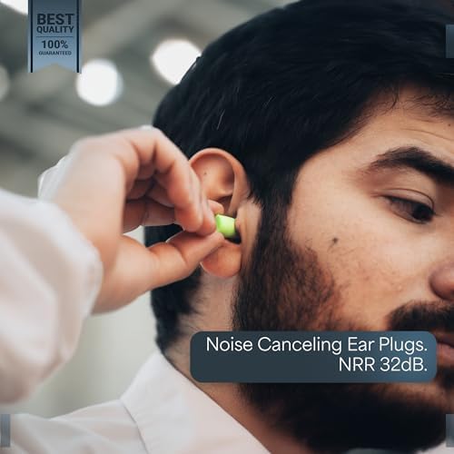 Quality Foam Earplugs 50 Pair- 32dB Noise Cancelling Disposable Individually - Image 4