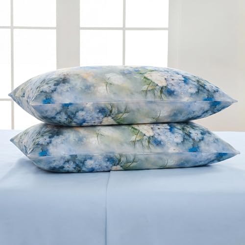 Bedorm 100% Cotton Pillowcases Standard Size Pillow Cases Set of 2 Soft & - Image 7