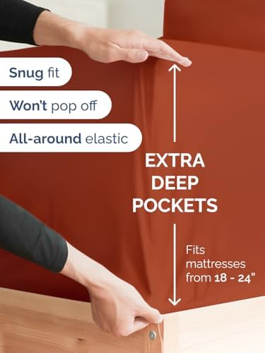 CGK Linens Extra Deep Full Fitted Sheet - Image 2