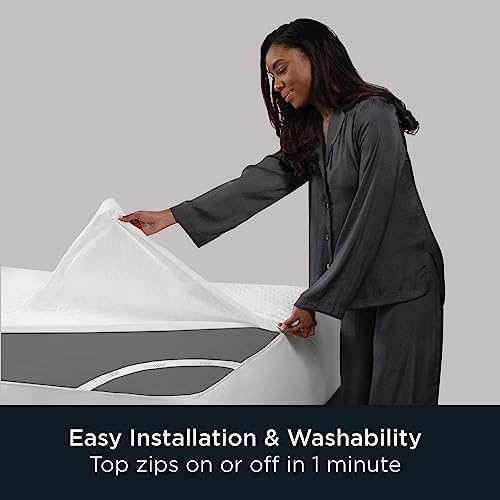 AllerEase Platinum Zip-Off Top Waterproof Mattress Protector Full - Image 5
