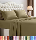 California King Sheets Set, 4 Pieces 16" Deep Pocket Bed Sheets by UTOPIABEDDING