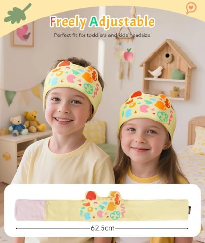 LC-dolida Toddler Headphones Wireless, Kids Headband Headphones Cute & - Image 4