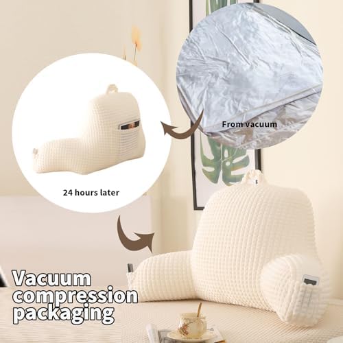 Reading Pillow with Arms for Bed Sitting - Image 4
