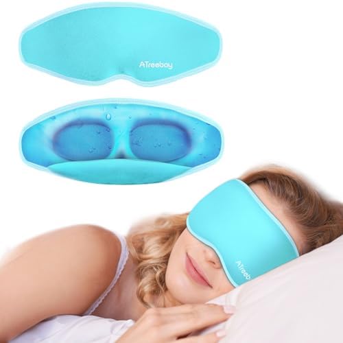 3D Gel Cooling Eye Mask, Weighted Eye mask by Atreebay