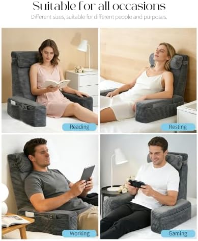 Seniny 24" Reading Pillow for Bed Adult - Image 6