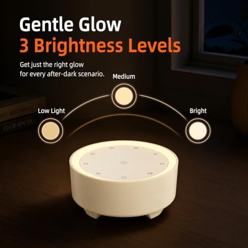 Kipcush White Noise Machine for Sleeping, Baby & Adults, High-Fidelity - Image 4