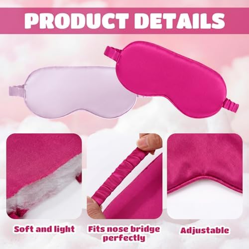 Cutecrop 50 Pcs Silk Sleep Mask Blackout - Image 3