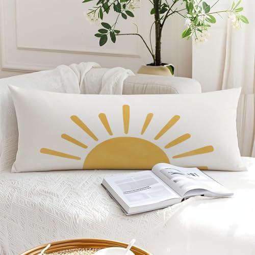 Boho Cute Sun Sunshine 20x54 Body Pillow Cover, Boho Sunshine Nursery Decor - Image 6