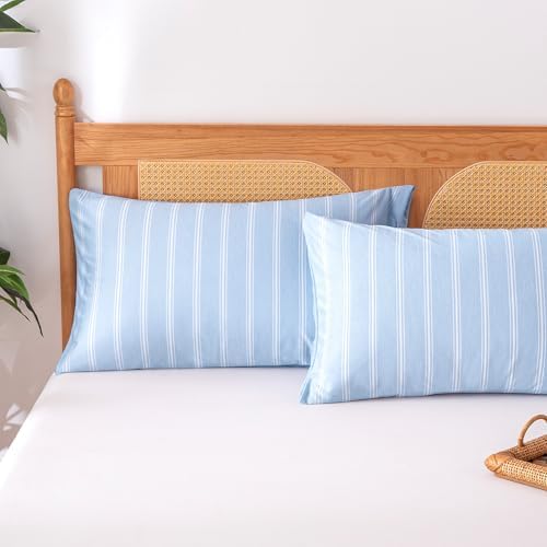 Amazon Basics Stripe Cooling Pillow Cases - Image 2
