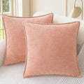 CaliTime Decorative Couch Throw Pillow Covers 26 X 26 Inches Dusty Pink by CaliTime