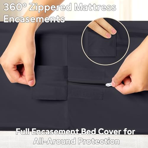 Mattress Encasement Twin XL Zippered Waterproof - Image 4
