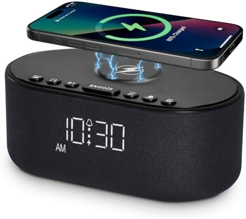 Sound Machine Alarm Clock for Bedrooms by Odokee