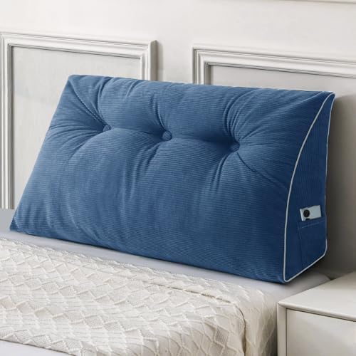 Sasttie Headboard Pillow Twin/Twin XL, Wedge Pillow Headboard by SASTTIE