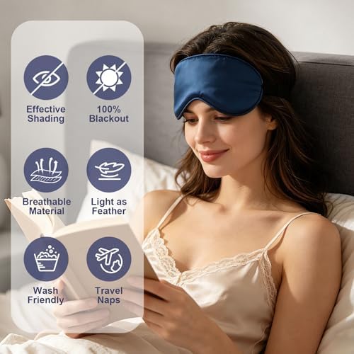8P Silk Sleep Mask, 8-Color Eye Mask - Image 4