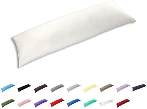 TAOSON 100% Cotton 300 Thread Count Envelope Style Body Pillow Cover Pillowcase by TAOSON
